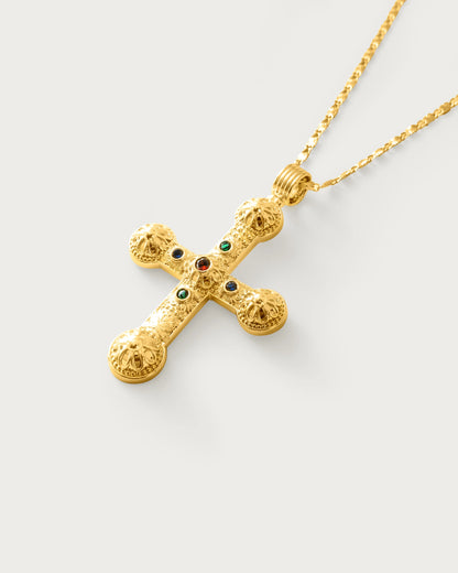 en route jewelry - XL Cross Chain