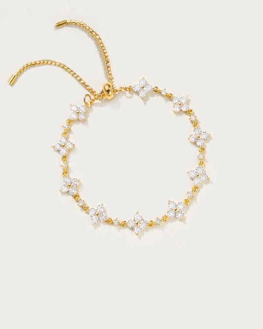 en route jewelry - Sparkle Clover Bracelet 手鍊