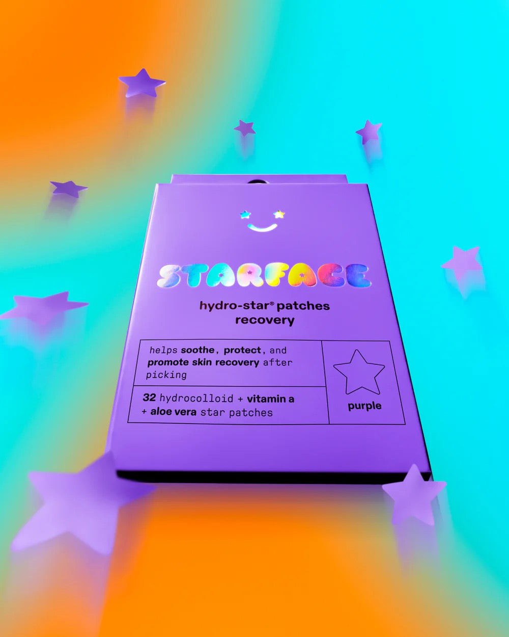 [現貨] Starface Pimple Patches 星星痘痘貼 - Recovery 紫色 紙盒裝32入