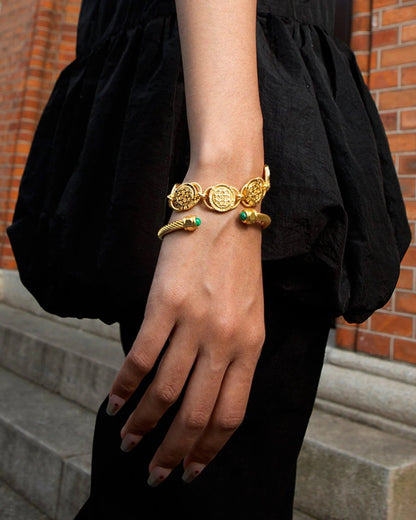 [現貨] en route jewelry - Golden Hojas Bracelet 手鍊