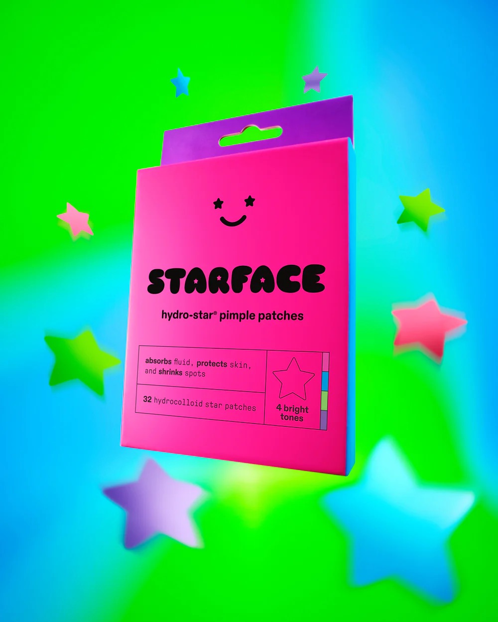 [現貨] Starface Pimple Patches 星星痘痘貼 - Party Star 紙盒裝32入