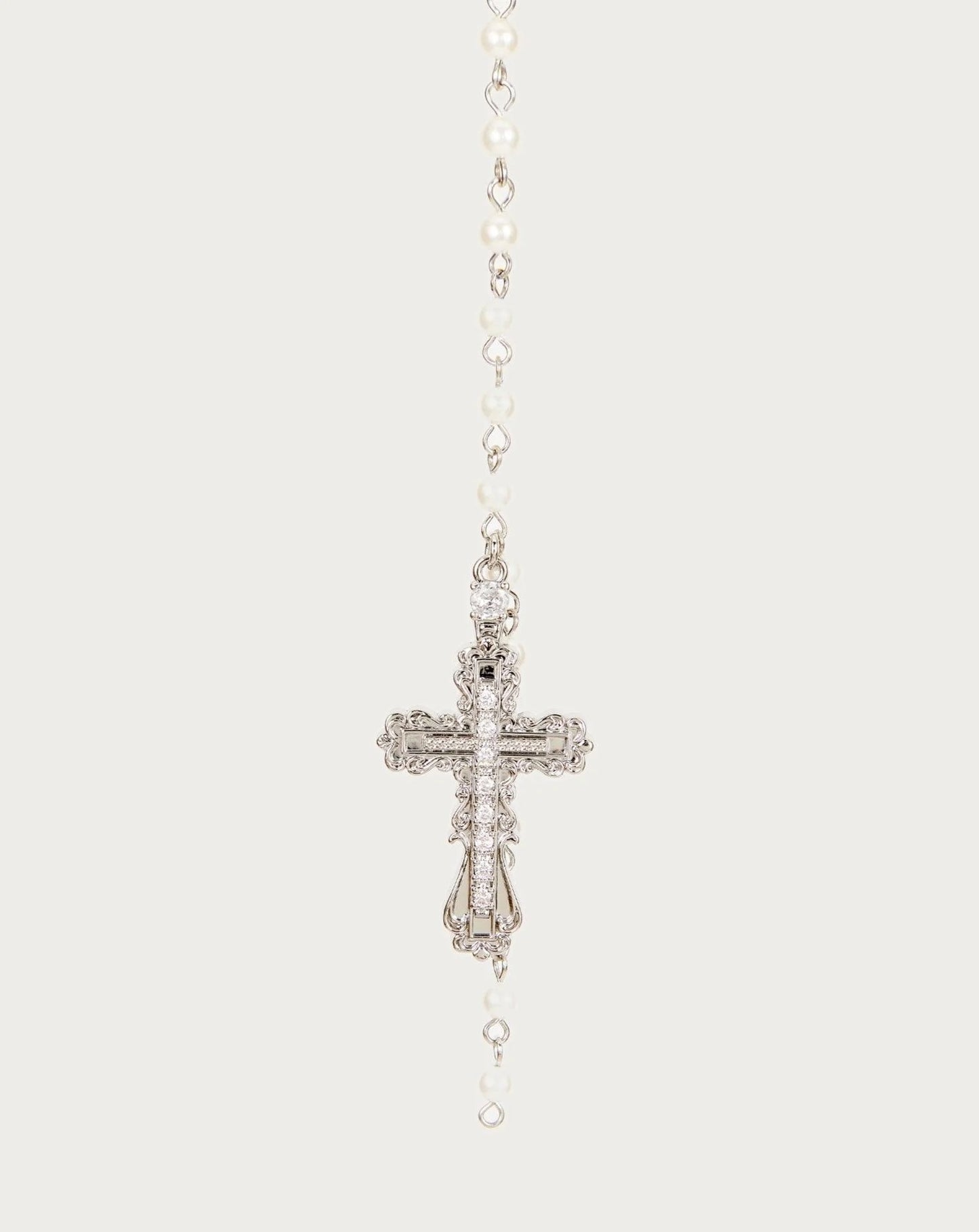 [現貨] en route jewelry - Everette Cross Necklace 珍珠十字架項鍊