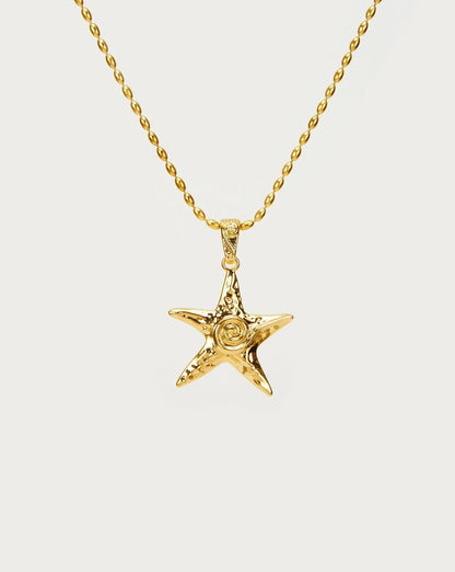 [預購] en route jewelry - Gold Starfish Necklace 海星項鍊