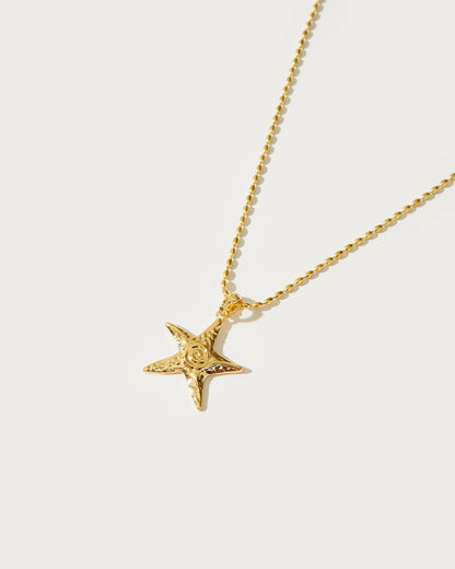 [預購] en route jewelry - Gold Starfish Necklace 海星項鍊