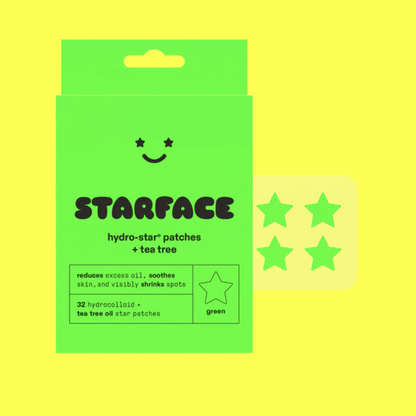 Starface Pimple Patches 星星痘痘貼 - Tee Tree 綠色 紙盒裝32入