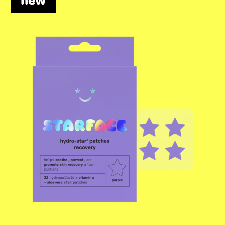 [現貨] Starface Pimple Patches 星星痘痘貼 - Recovery 紫色 紙盒裝32入